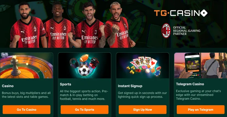 TG.Casino and AC Milan: Elevating Fan Engagement through Partnership